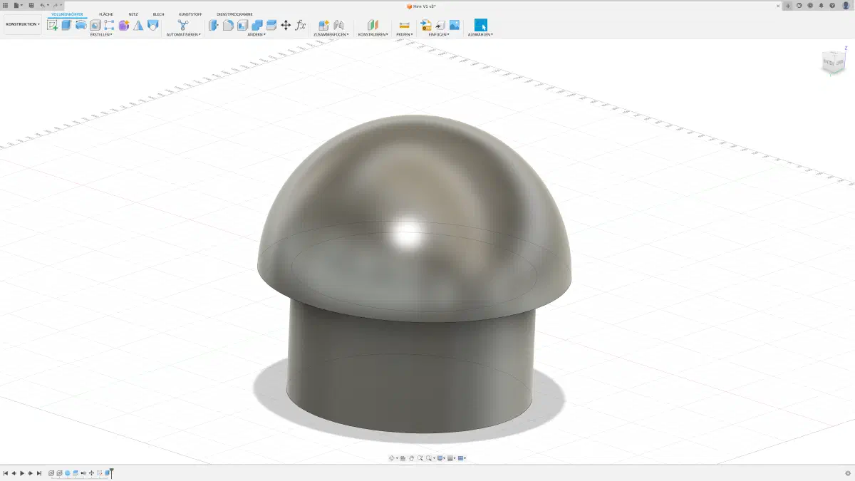 Der künstliche "Pfosten".