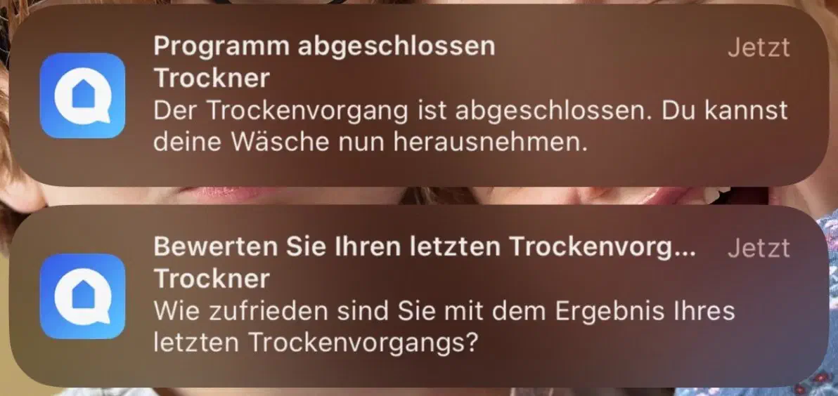 Geschwätziger Wäschetrockner